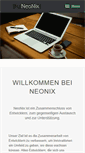 Mobile Screenshot of neonix.de
